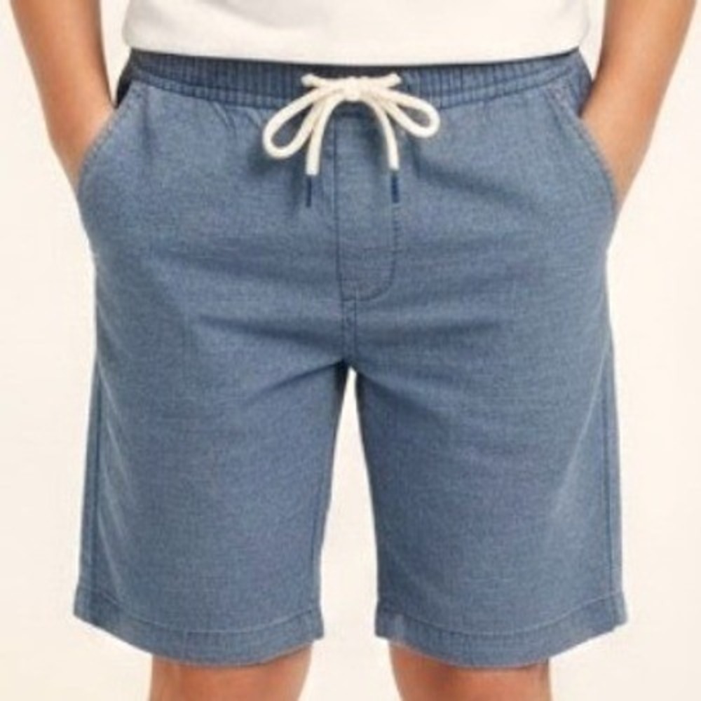 Tommy‎ Bahama Boys Shorts XL 14 Blue Chambray Drawstring Cotton Casual